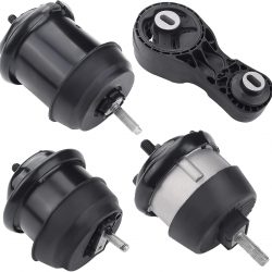 发动机安装套件,电机支架和变速器支架,兼容 GMC Acadia、Chevy Traverse、Saturn Qutlook 4 件套替换件 #A5549HY A5548HY A544 A5458HY(2009-2017 Buick Enclave)